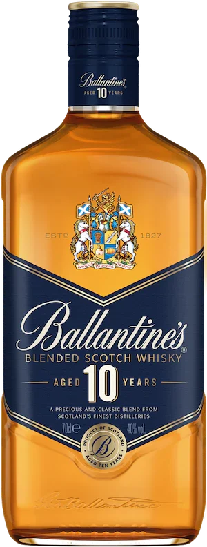 Ballantine's 10 Year Old Blended Scotch Whisky - Whiskey
