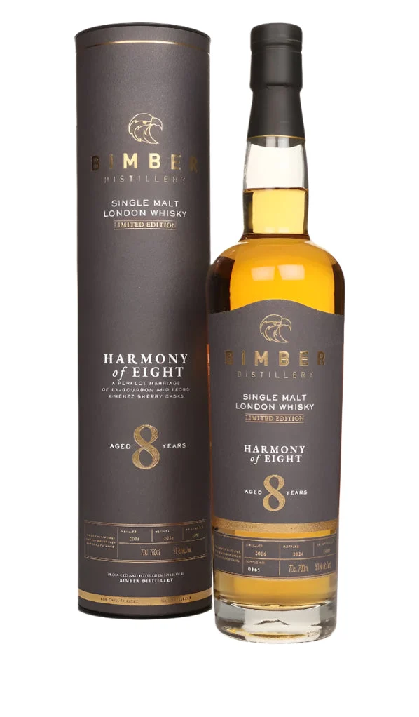 Bimber 8 Year Old 2016 - Harmony Of Eight Single Malt London Whisky | 700ML