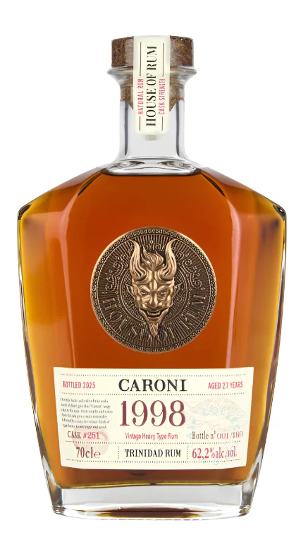 Caroni (Silent) House Of Rum Single Cask Trinidad 27 Year Old 1998 Vintage Rum | 700ML
