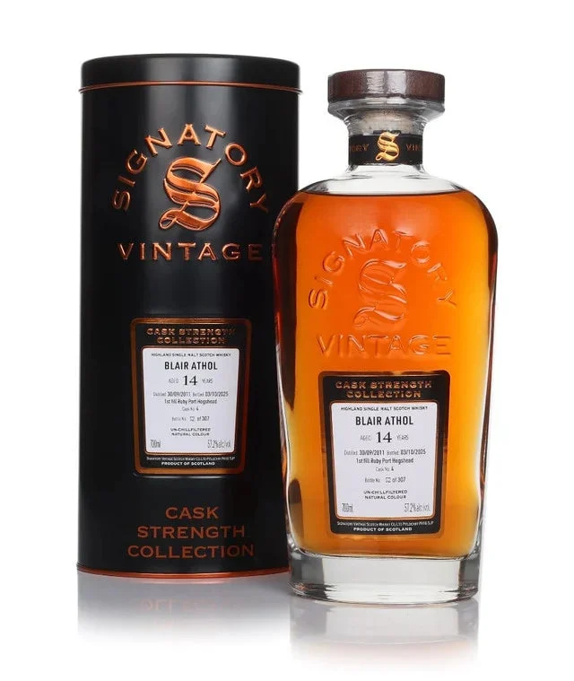 Blair Athol 14 Year Old 2011 Cask #4 - Cask Strength Collection (Signatory) Single Malt Scotch Whisky | 700ML