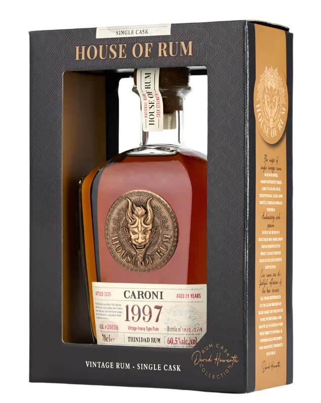 Caroni (Silent) House Of Rum Single Cask Trinidad 28 Year Old 1997 Vintage Rum | 700ML