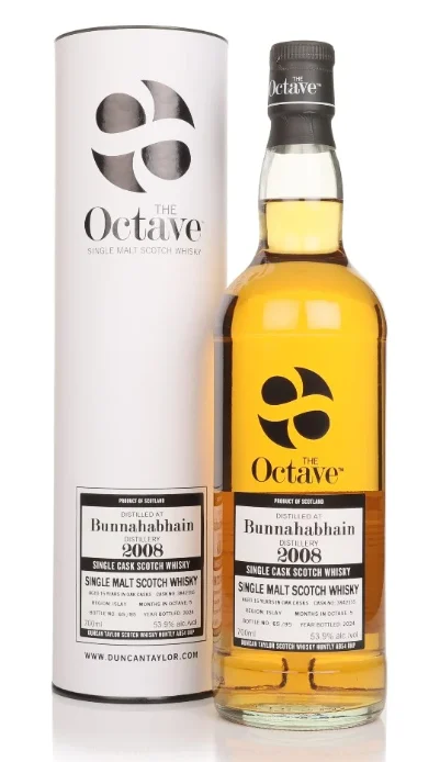 Bunnahabhain 15 Year Old 2008 Cask #3842155 The Octave Duncan Taylor Single Malt Scotch Whisky | 700ML - Whiskey