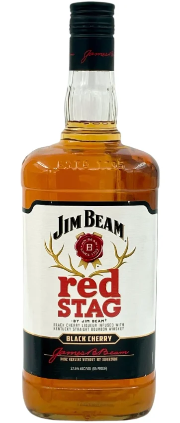 Jim Beam Red Stag Black Cherry Kentucky Straight Bourbon Whiskey | 1.75L
