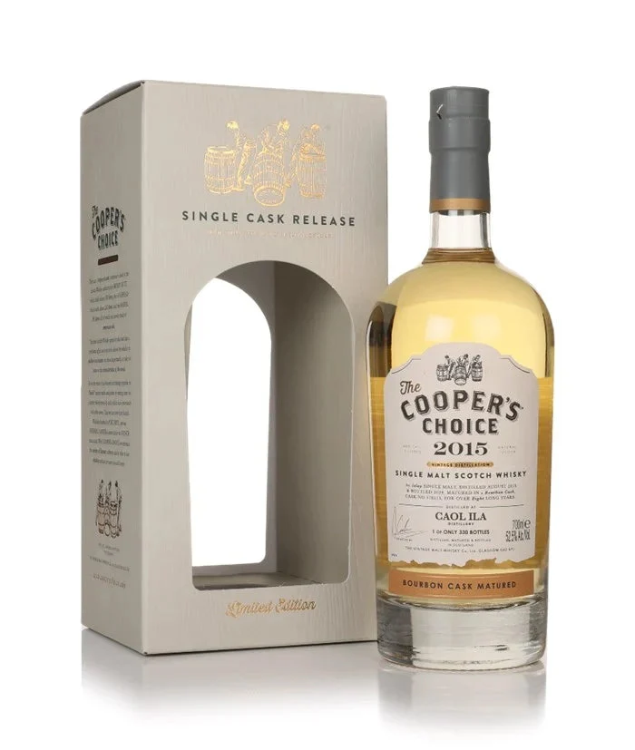 Caol Ila 8 Year Old 2015 Cask #318515 The Cooper's Choice Single Malt Scotch Whisky | 700ML - Whiskey