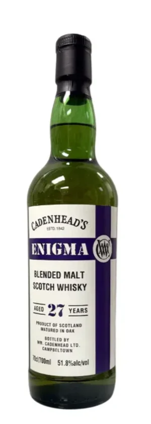 WM Cadenhead Enigma 27 Year Old Islay Single Malt Scotch Whisky | 700ML - Whiskey