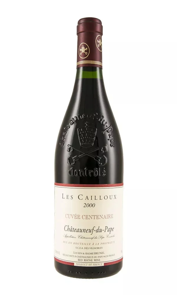2000 | Lucien et Andre Brunel | Chateauneuf du Pape Les Cailloux Cuvee Centenaire - Wine