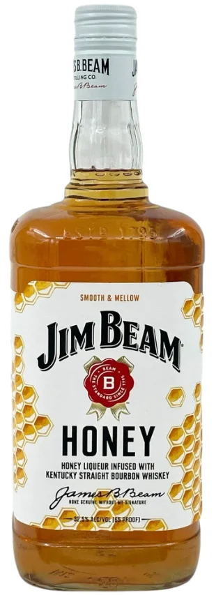 Jim Beam Honey Liqueur Made with Bourbon Whiskey | 1.75L