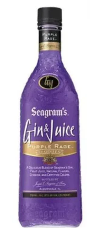 Seagrams Gin & Juice Purple Rage with Ginseng - Cocktail