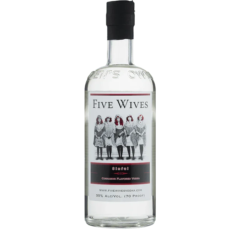 Ogden's Own Distillery Five Wives Sinful Cinnamon Vodka
