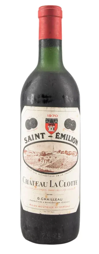 1970 | Château La Clotte | Saint-Emilion Grand Cru