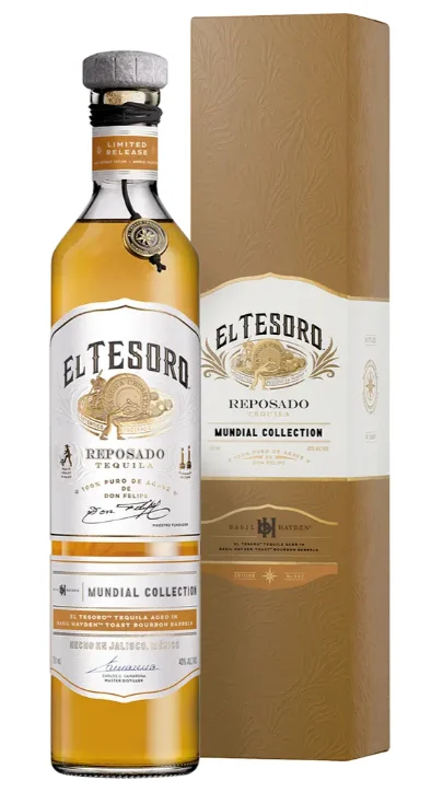 El Tesoro Reposado Mundial Collection Tequila