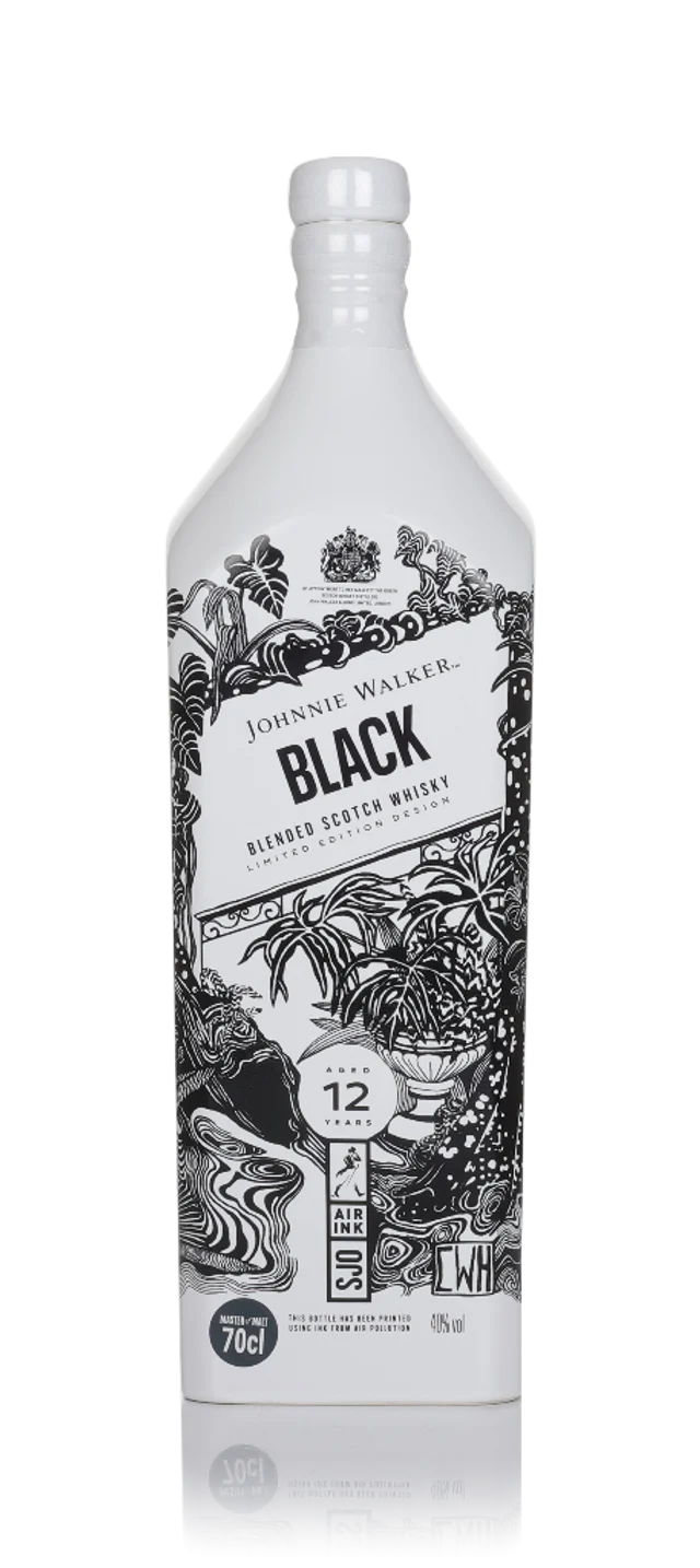 Johnnie Walker Black Label 12 Year Old - Air Ink San José Edition Blended Scotch Whisky | 700ML