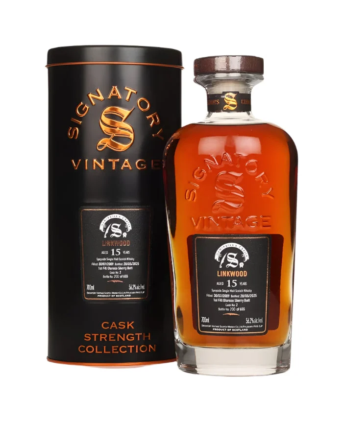 Linkwood 15 Year Old 2009 Cask #2 - Cask Strength Collection (Signatory) Single Malt Scotch Whisky | 700ML