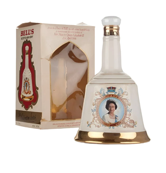 Bell's The Queen's 60th Birthday Decanter 1986 Scotch Whisky - Whiskey