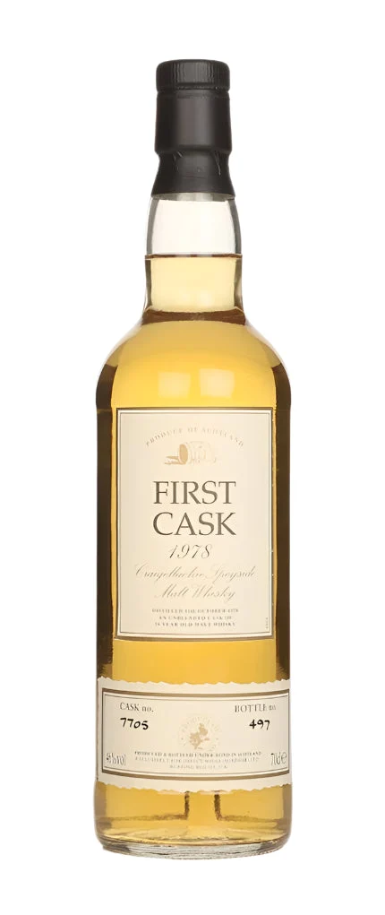 Craigellachie 16 Year Old 1978 Cask #7705 - First Cask Single Malt Scotch Whisky | 700ML