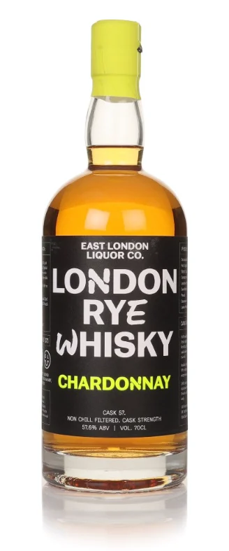 East London Liquor Co. - Cask #57 Chardonnay London Rye Whisky | 700ML