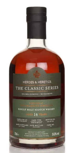 Bruichladdich 14 Year Old 2007 Cask #10 The Classic Series Heroes & Heretics Single Malt Scotch Whisky | 700ML - Whiskey