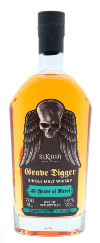 Grave Digger 45 Years Of Metal Heavily Peated Single Malt Whisky | 700ML - Whiskey