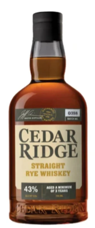 Cedar Ridge Straight Rye Whiskey