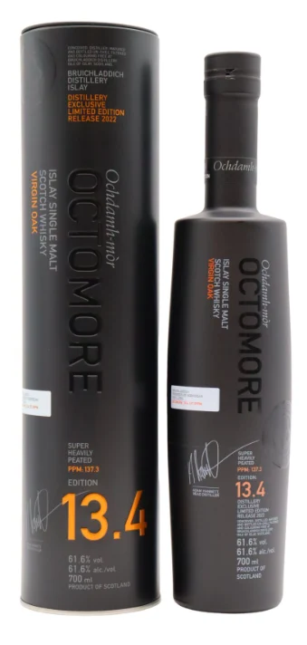 Octomore 13.4 (Distillery Exclusive) 5 Year Old · 2016 Vintage Single Malt Scotch Whisky | 700ML - Whiskey