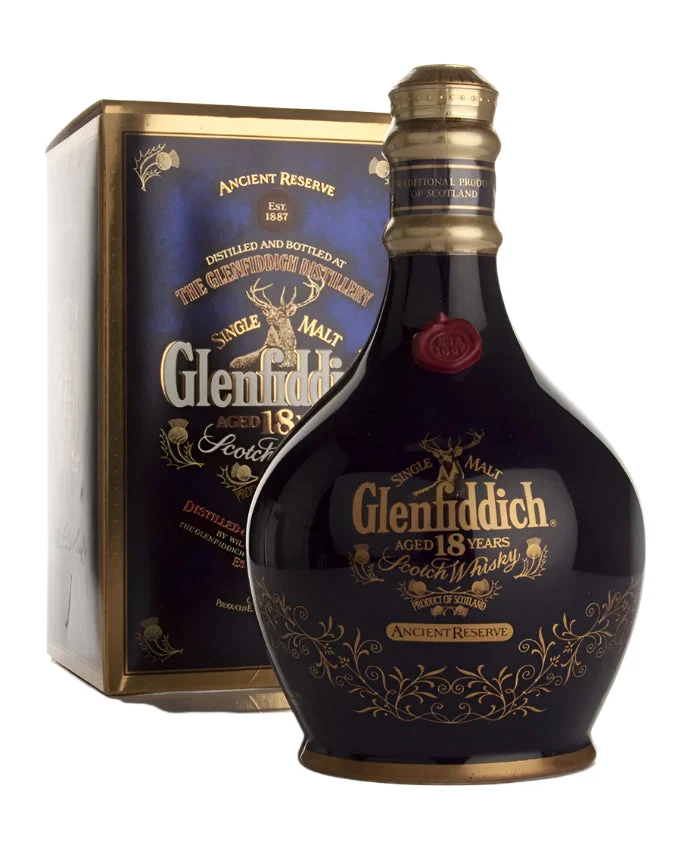 Glenfiddich 18 Year Old Ancient Reserve Decanter - pre 2007 Single Malt Scotch Whisky | 700ML