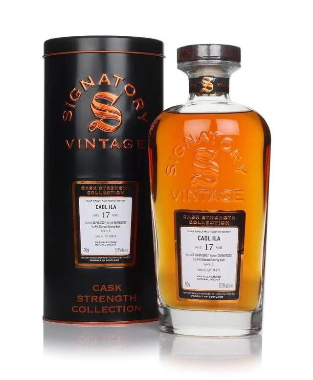 Caol Ila 17 Year Old 2007 Cask #3 - Cask Strength Collection (Signatory) Single Malt Scotch Whisky | 700ML