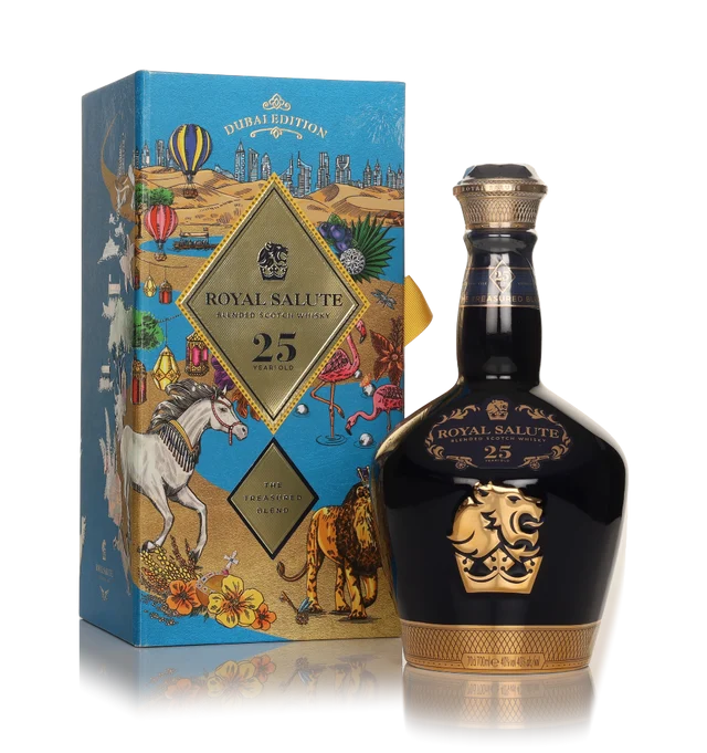 Royal Salute 25 Year Old - The Treasured Blend Dubai Edition Blended Malt Scotch Whisky | 700ML