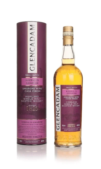 Glencadam Amarone Wine Cask Finish Single Malt Scotch Whisky | 700ML - Whiskey