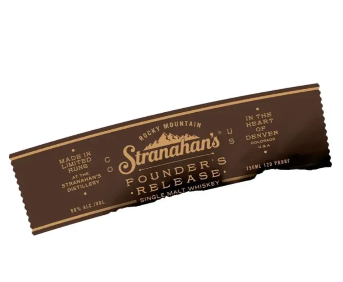 Stranahan's Founder's Release Colorado Single Malt Whiskey