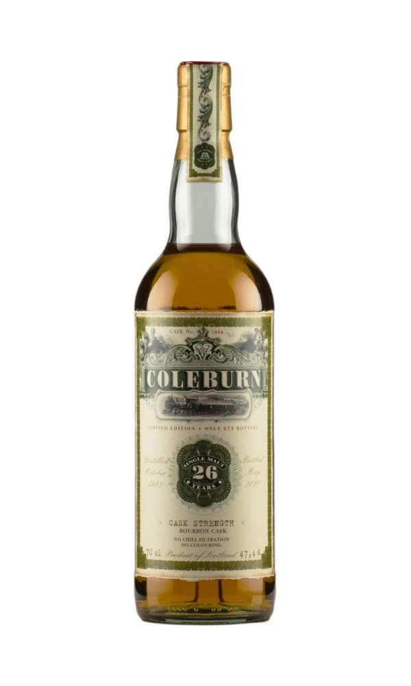 Coleburn 26 Year Old Jack Wiebers Old Train Line 1983 Single Malt Whisky | 700ML - Whiskey