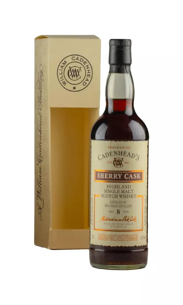 Ben Nevis 8 Year Old Cadenheads 2012 Single Malt Scotch Whisky | 700ML - Whiskey