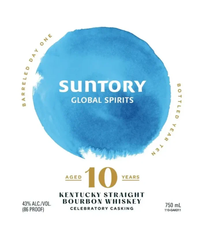 Suntory Global Spirits 10 Year Old Kentucky Straight Bourbon Whiskey