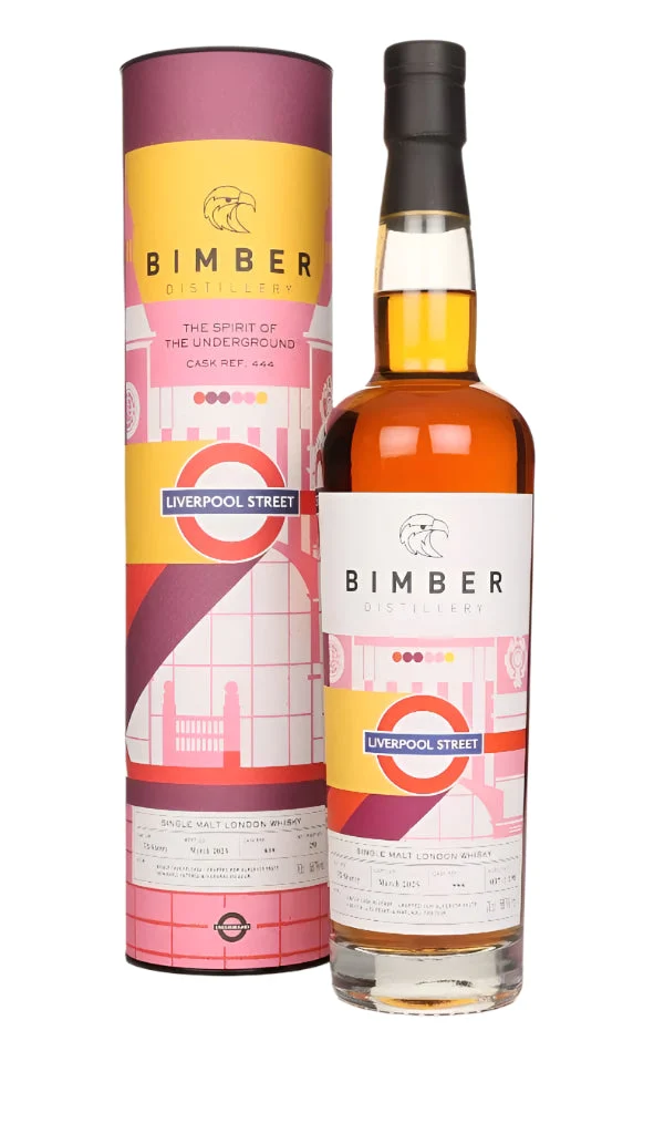 Bimber Spirit of the Underground Cask #444 - Liverpool Street Single Malt London Whisky | 700ML