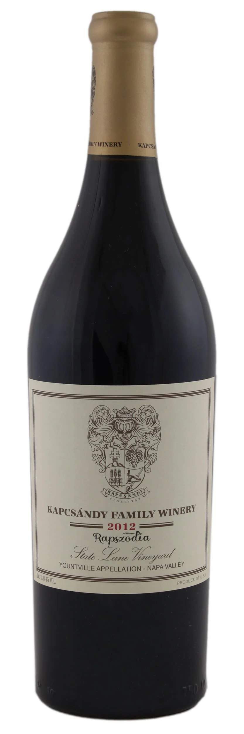2012 | Kapcsandy Family Winery | Rapszodia