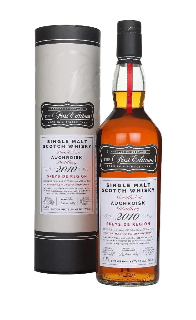 Auchroisk 14 Year Old 2010 Cask #21876 - The First Editions (Hunter Laing) Single Malt Scotch Whisky | 700ML