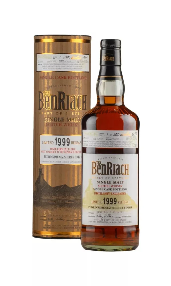 Benriach 15 Year Old Single Cask #10285 1999 Single Malt Scotch Whisky | 700ML - Whiskey