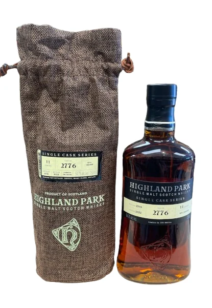 Highland Park Single Cask Series 11 Year Old 2010 Cask #2776 Single Malt Scotch Whisky - Whiskey