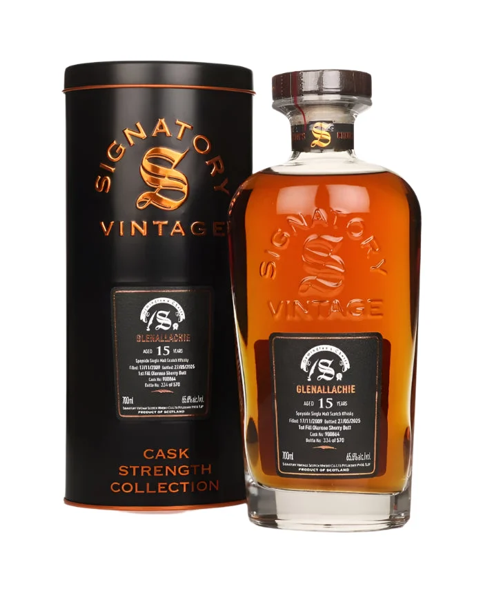 Glenallachie 15 Year Old 2009 Cask #900864 - Cask Strength Collection (Signatory) Single Malt Scotch Whisky | 700ML