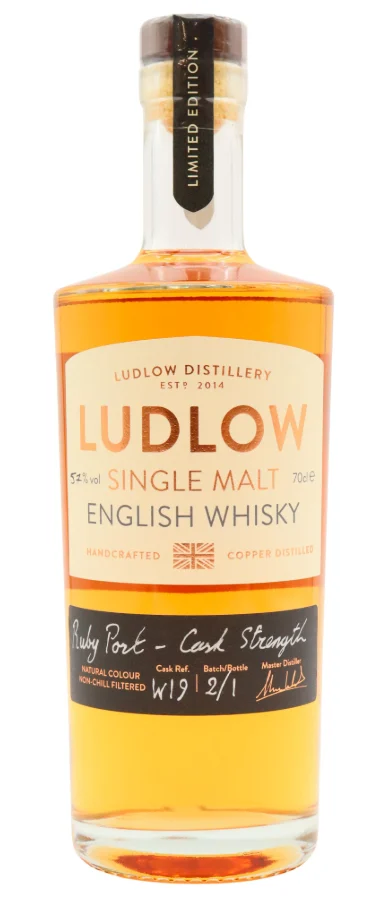 Ludlow Ruby Port Cask - Cask Strength Edition English Single Malt Whisky | 700ML