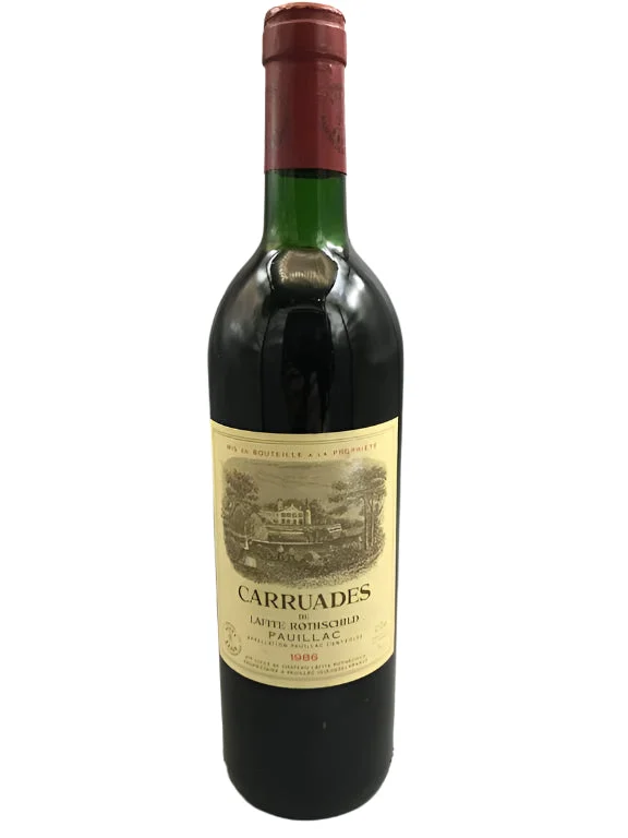 1986 | Chateau Lafite Rothschild | Carruades de Lafite - Wine