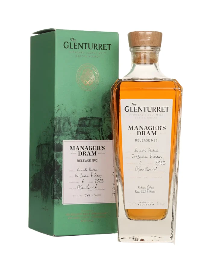 Glenturret Manager's Dram Release No. 3 Single Malt Scotch Whisky | 700ML - Whiskey