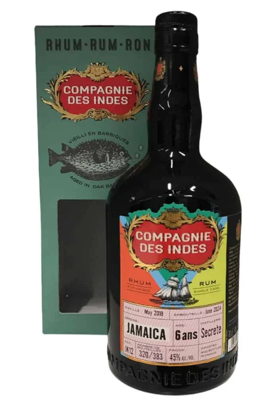 Compagnie Des Indes Jamaica 6 Year Old Secrete | 700ML - Rum