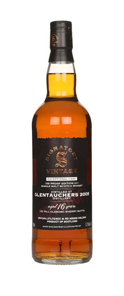 Glentauchers 16 Year Old 2009 Exceptional Cask - 100 Proof Edition #11 (Signatory) Single Malt Scotch Whisky | 700ML