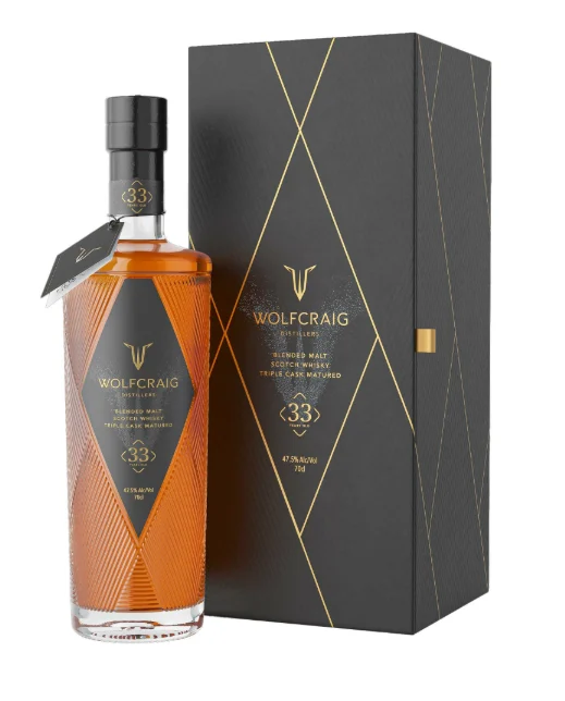 Wolfcraig Rolls Royce Edition 33 Year Old Blended Scotch Whisky | 700ML - Whiskey