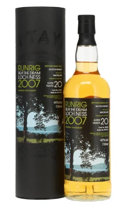 Macallan 20 Year Old Runrig Beat The Dram 2007 Single Malt Scotch Whisky | 700ML - Whiskey