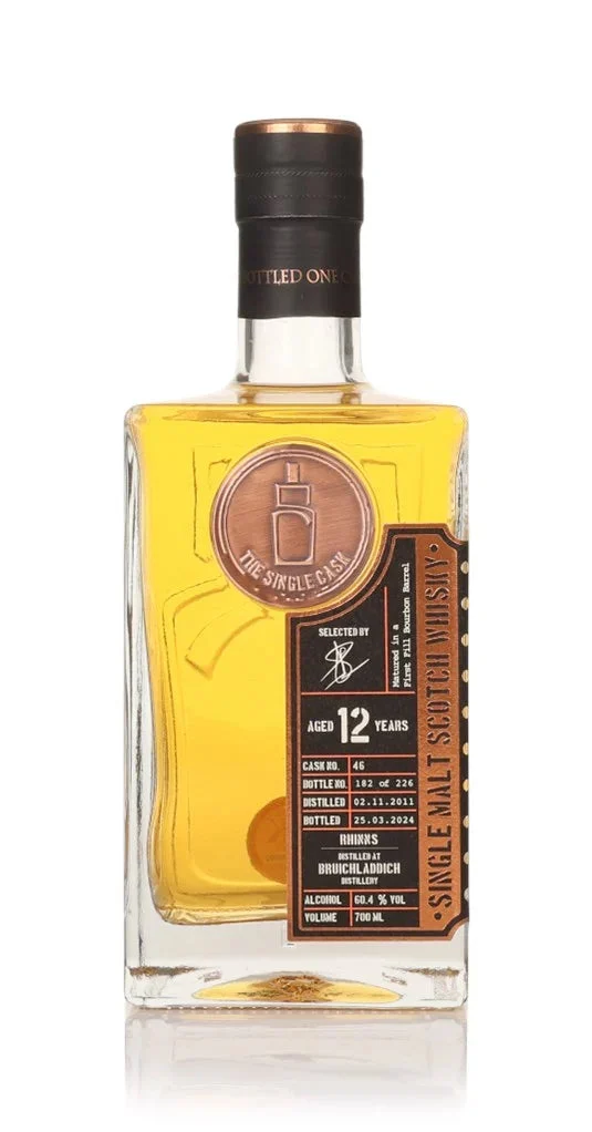 Bruichladdich 12 Year Old 2011 Cask #46 The Single Cask Single Malt Scotch Whisky | 700ML - Whiskey