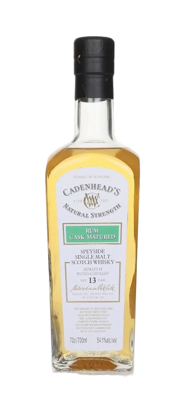 Knockdhu 13 Year Old 2011 - Cadenhead's Natural Strength Single Malt Scotch Whisky | 700ML