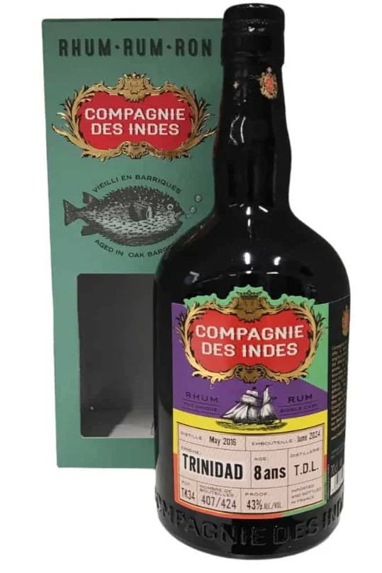 Compagnie Des Indes Trinidad 8 Year Old TDL | 700ML - Rum