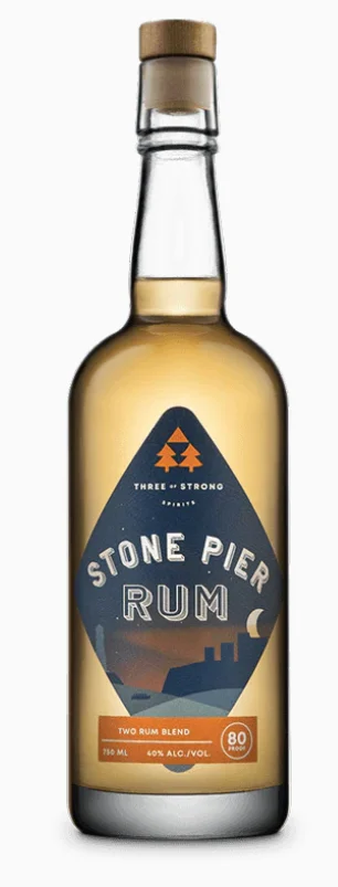 Three of Strong Spirits Stone Pier Rum