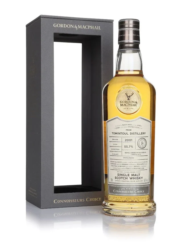 Tomintoul 24 Year Old 2001 Cask #6273 - Connoisseurs Choice (Gordon & MacPhail) Single Malt Scotch Whisky | 700ML